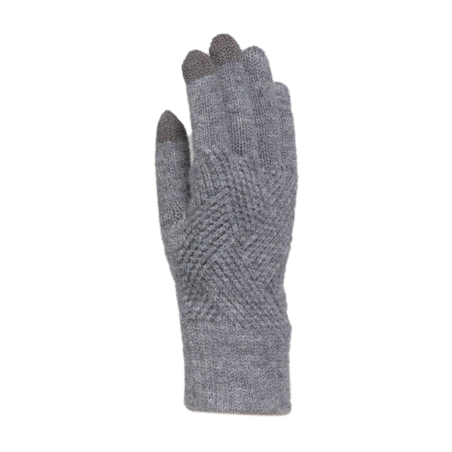 Taylor Hill Pattern Rib Knit Gloves