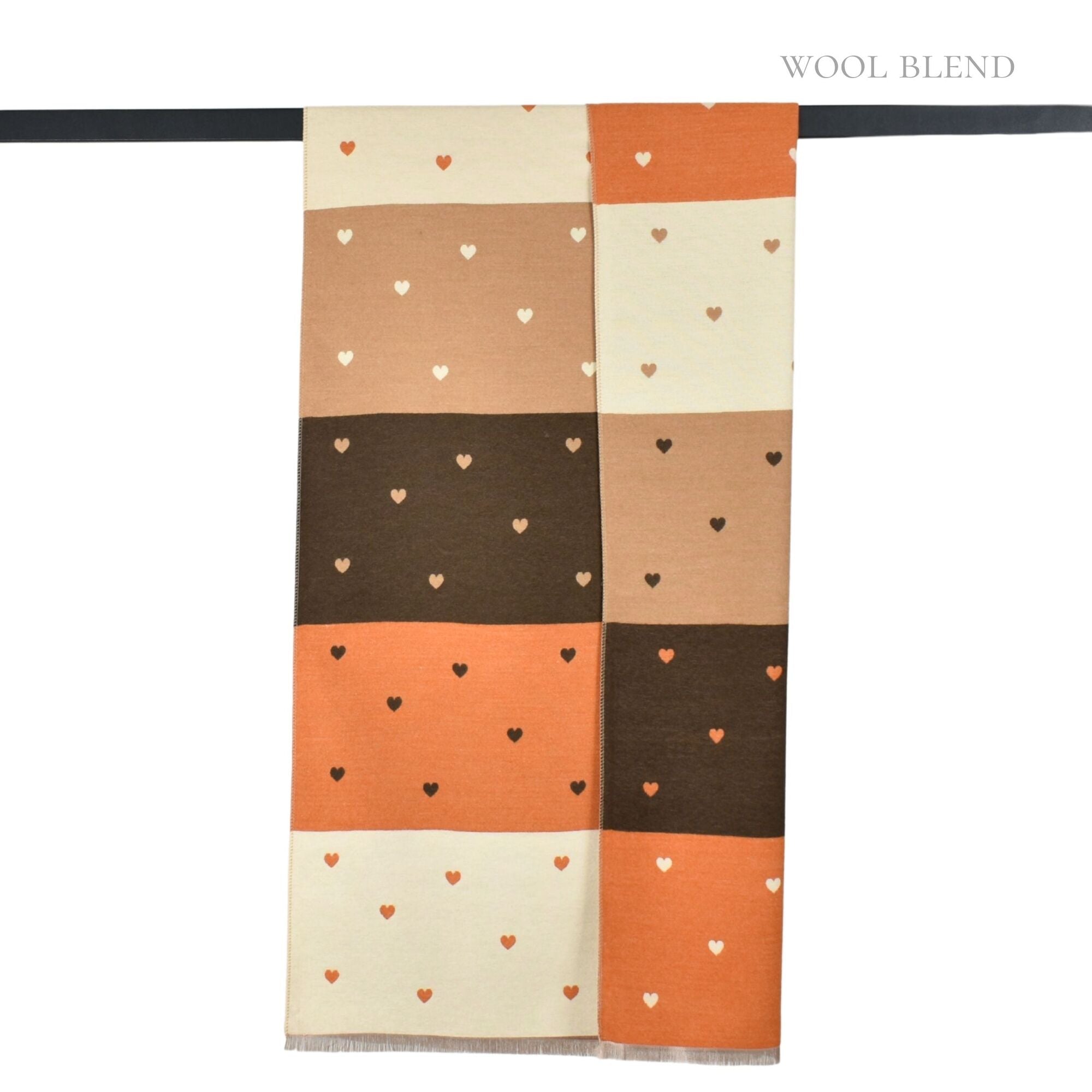 Taylor Hill Reversible Sweet Hearts Scarf