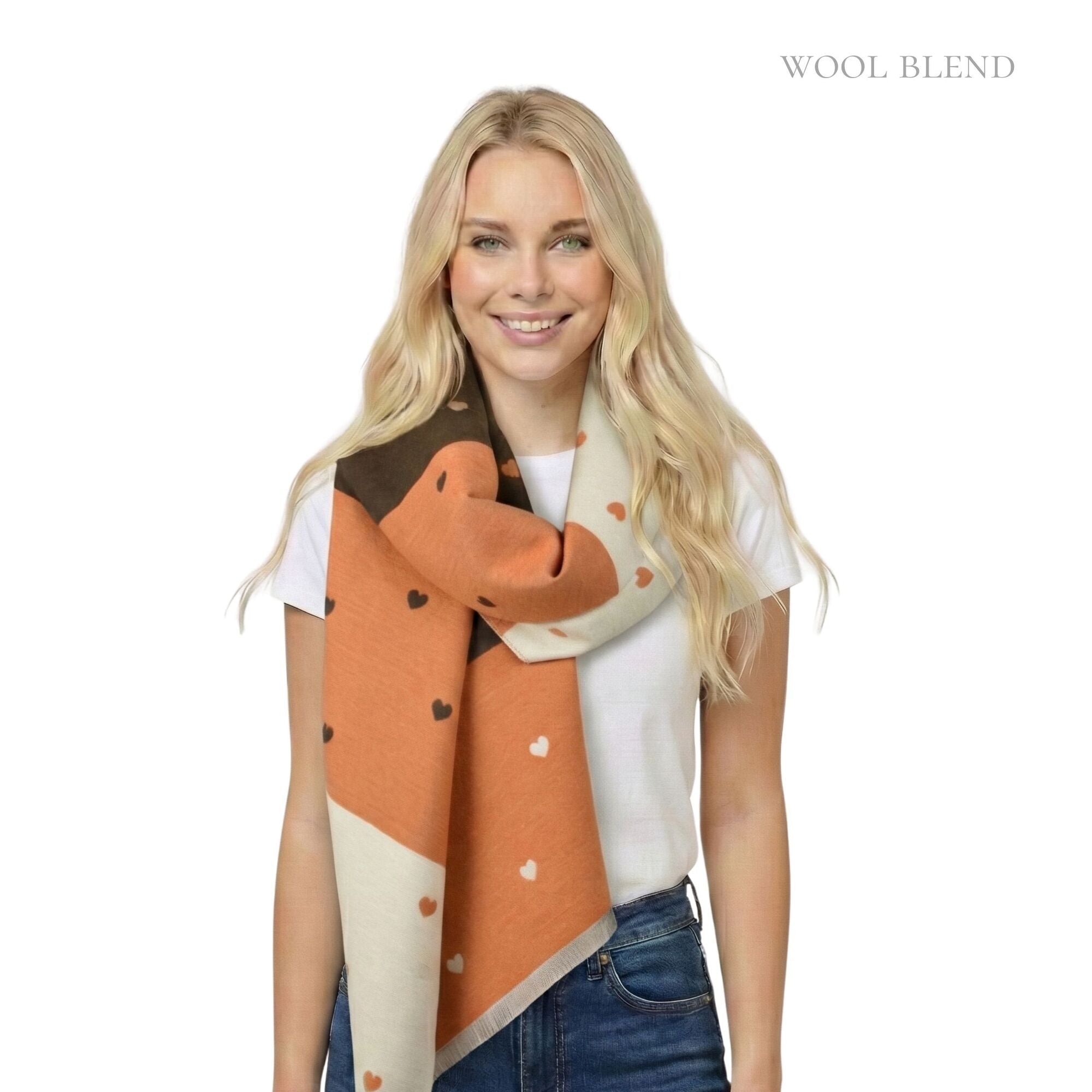 Taylor Hill Reversible Sweet Hearts Scarf