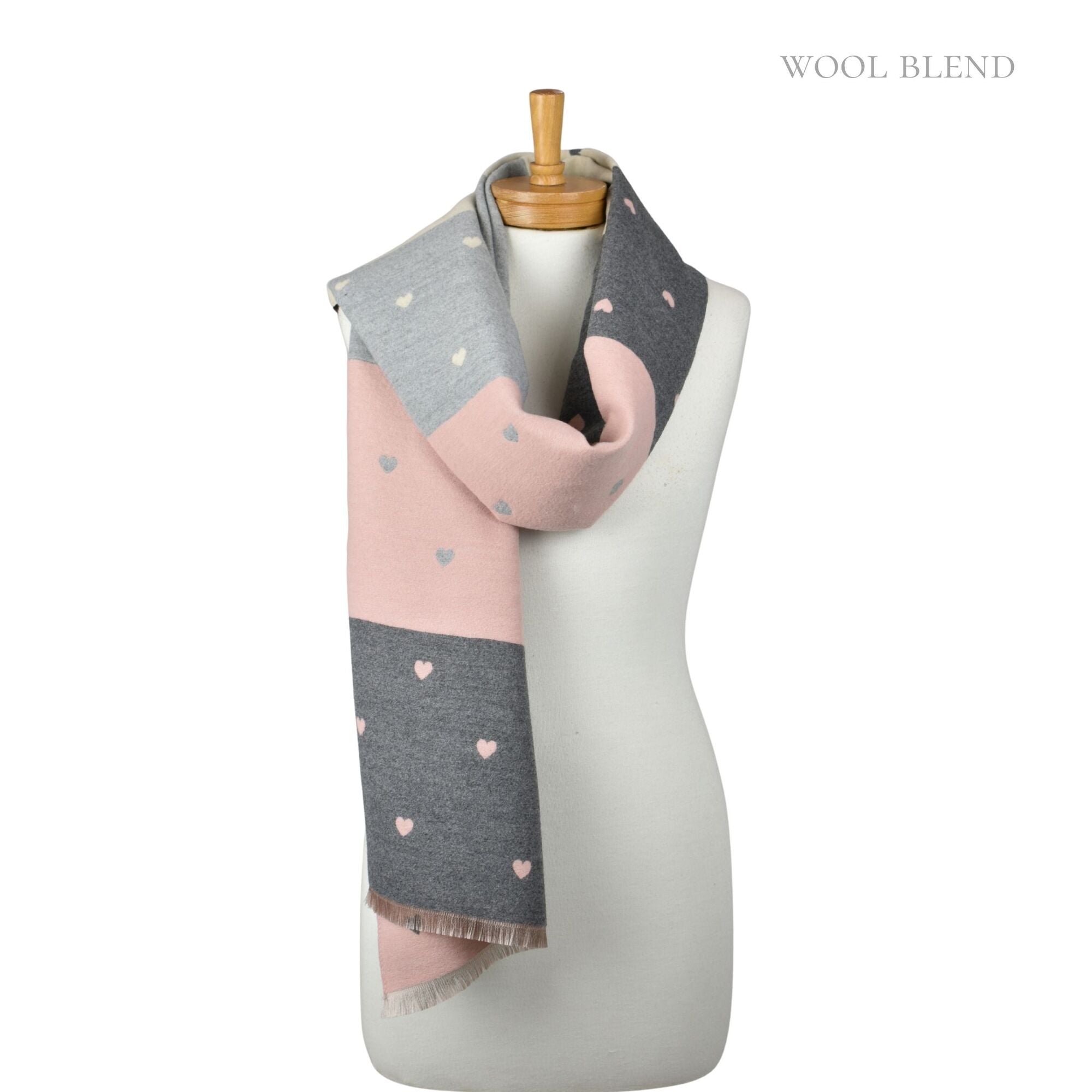 Taylor Hill Reversible Sweet Hearts Scarf