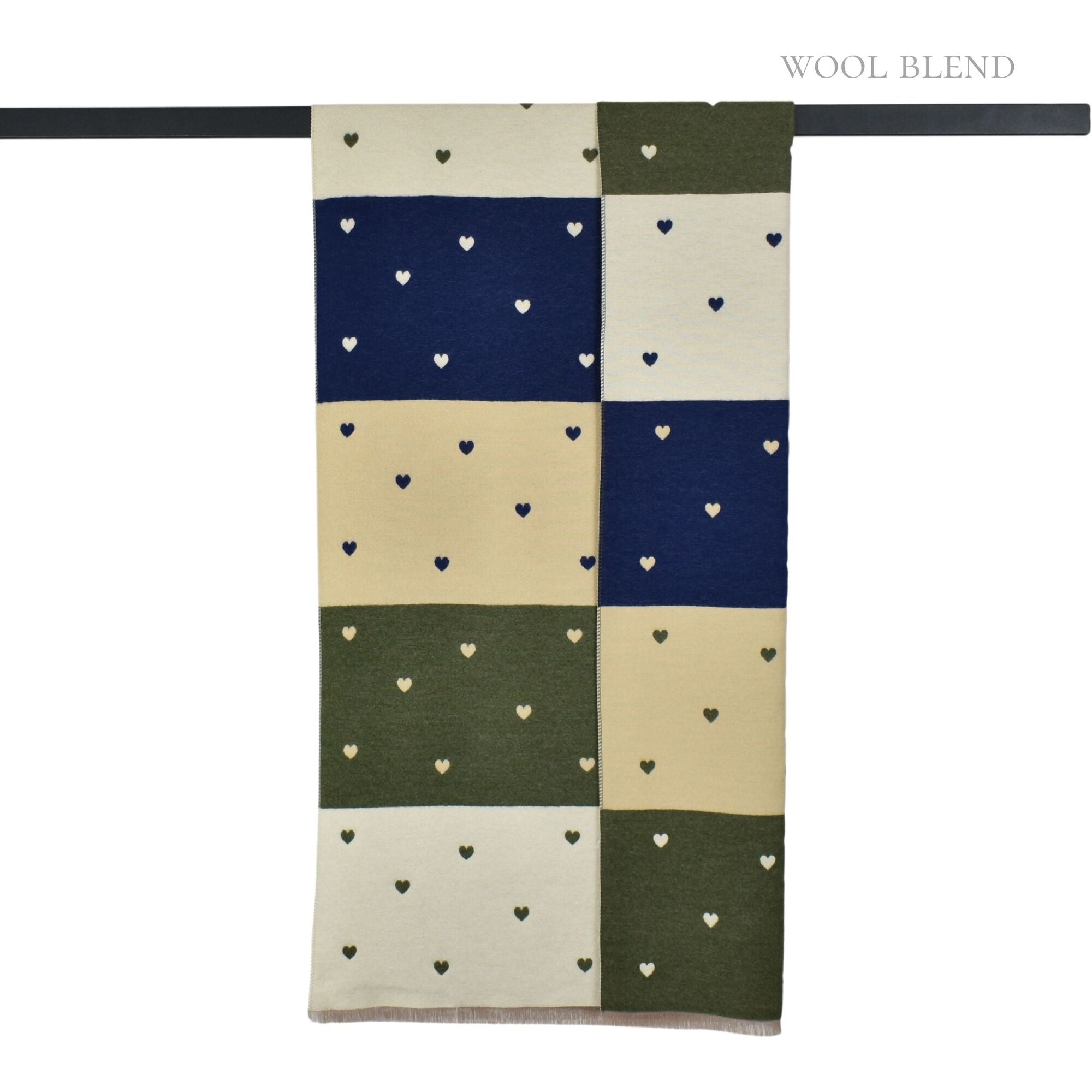 Taylor Hill Reversible Sweet Hearts Scarf