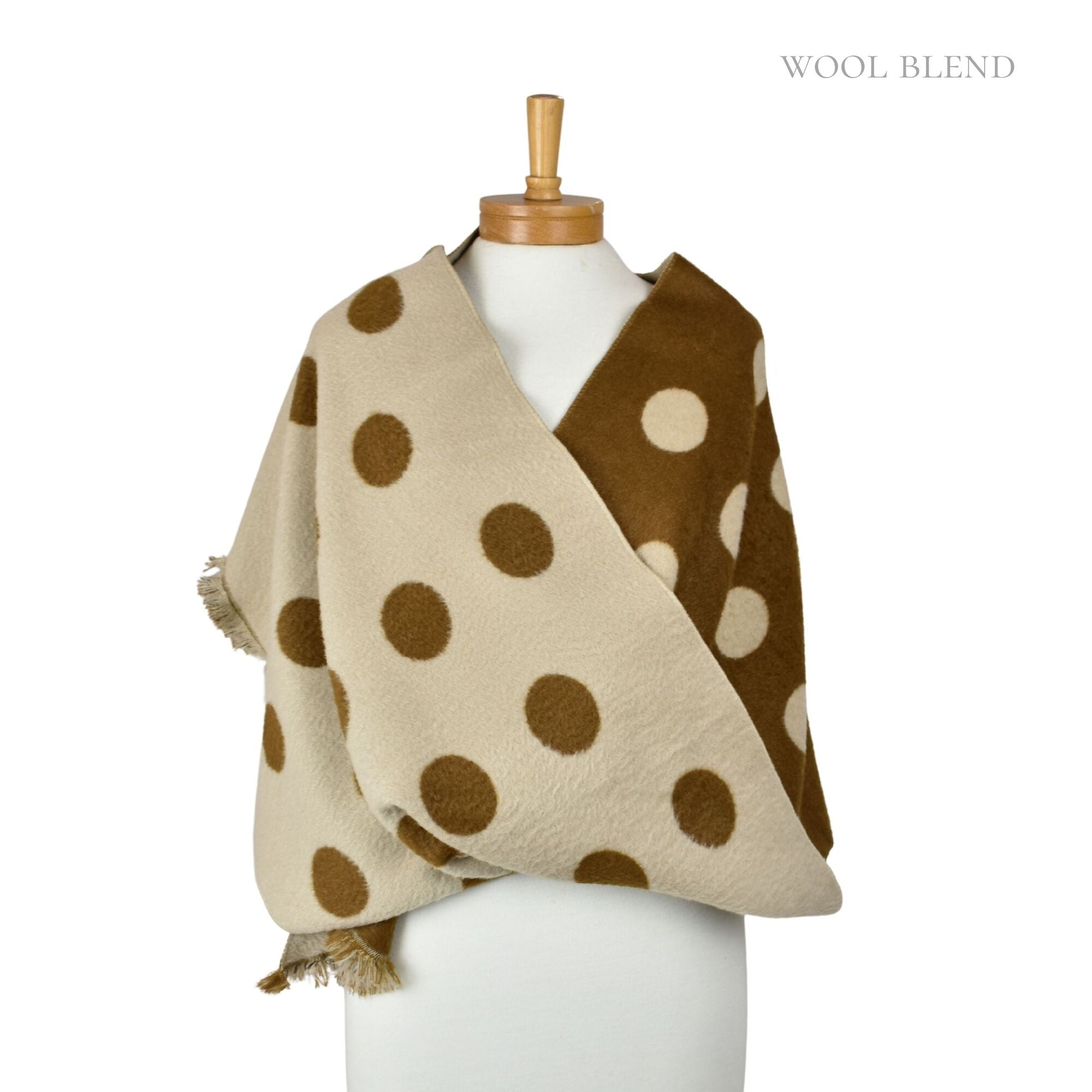 Taylor Hill Reversible Polka Dot Scarf