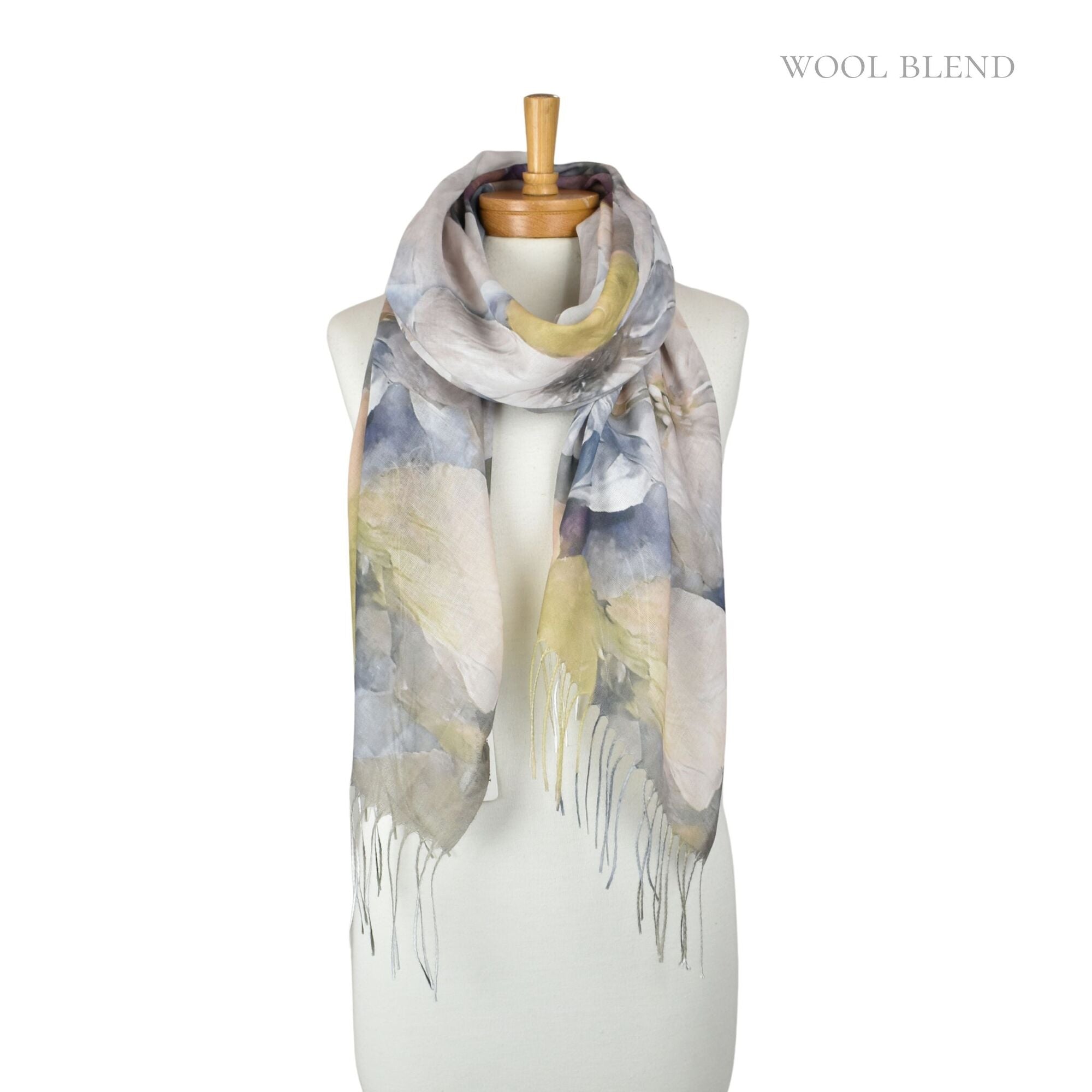 Taylor Hill Gardenia Watercolour Scarf