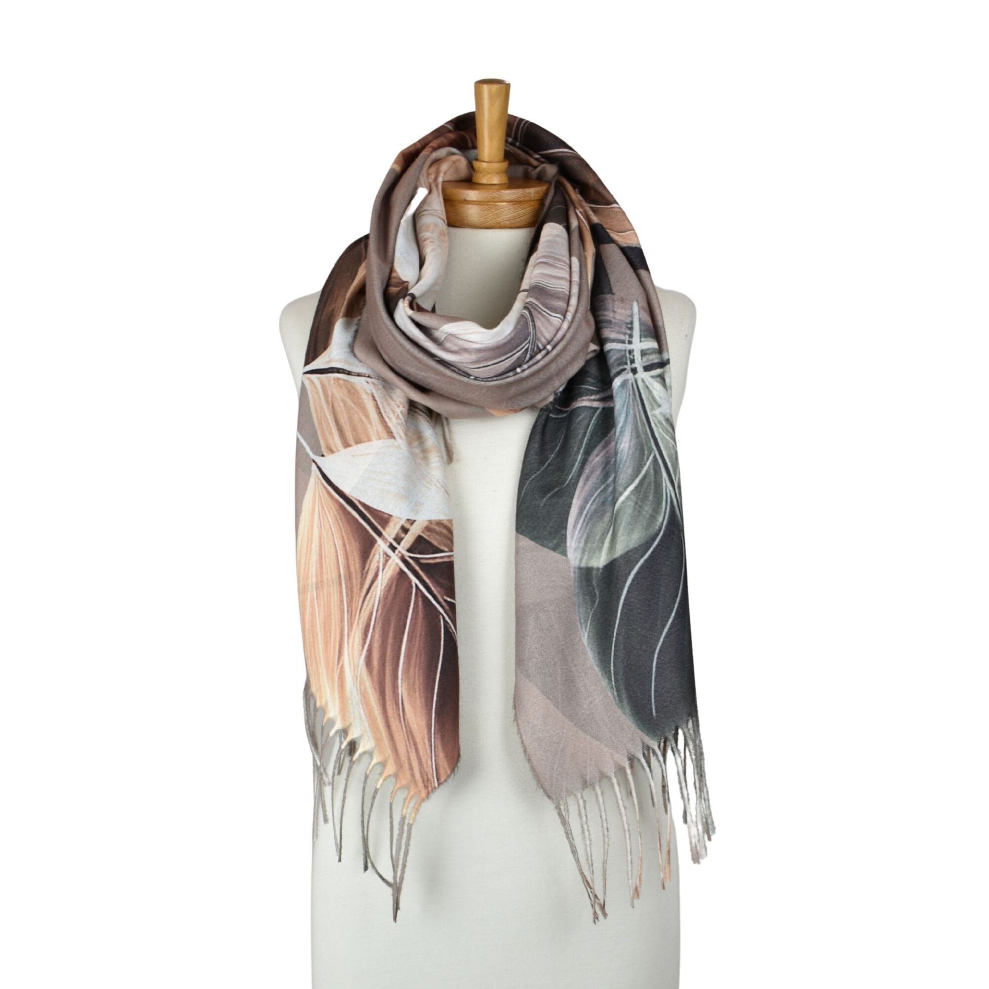 Taylor Hill Leaf Art Scarf