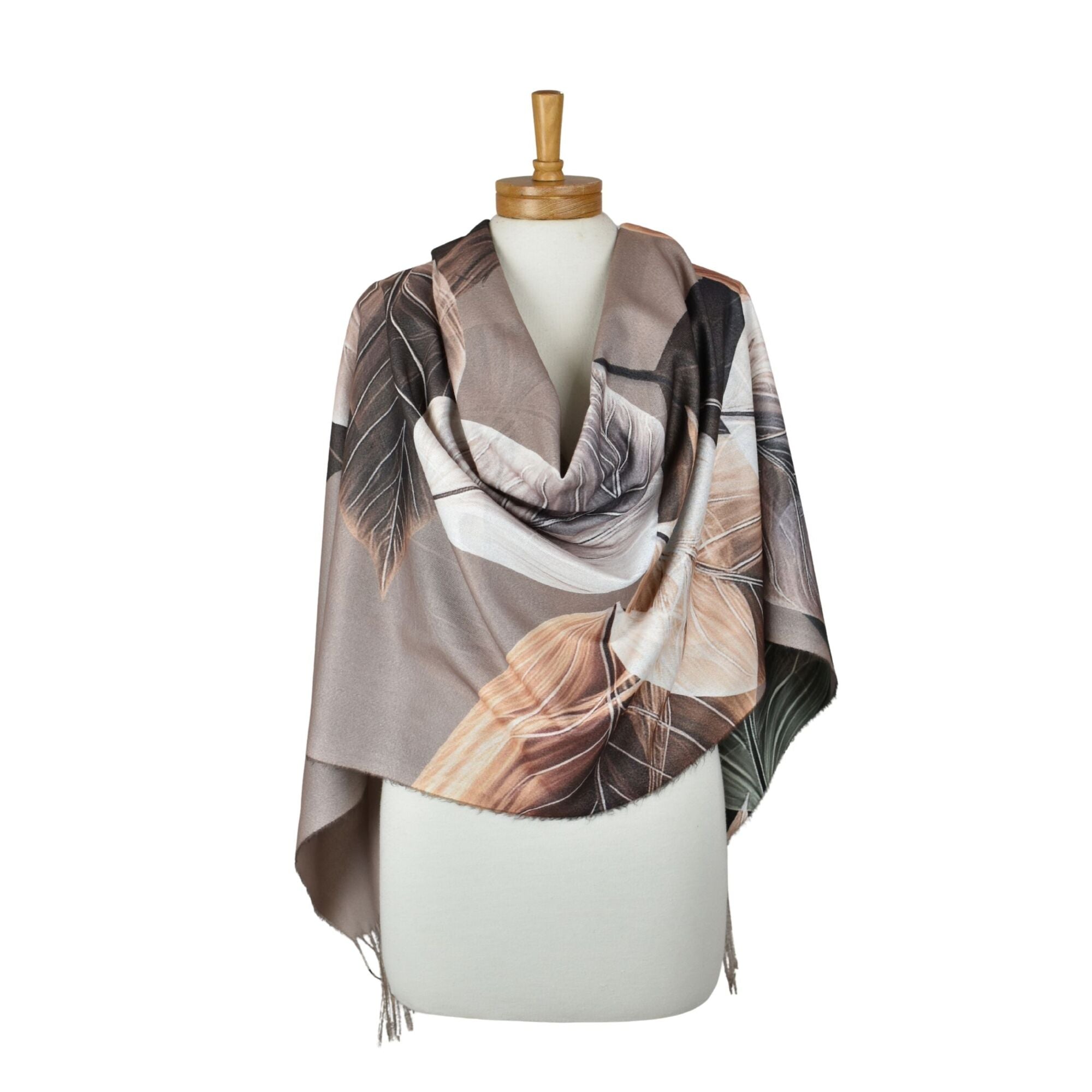 Taylor Hill Leaf Art Scarf