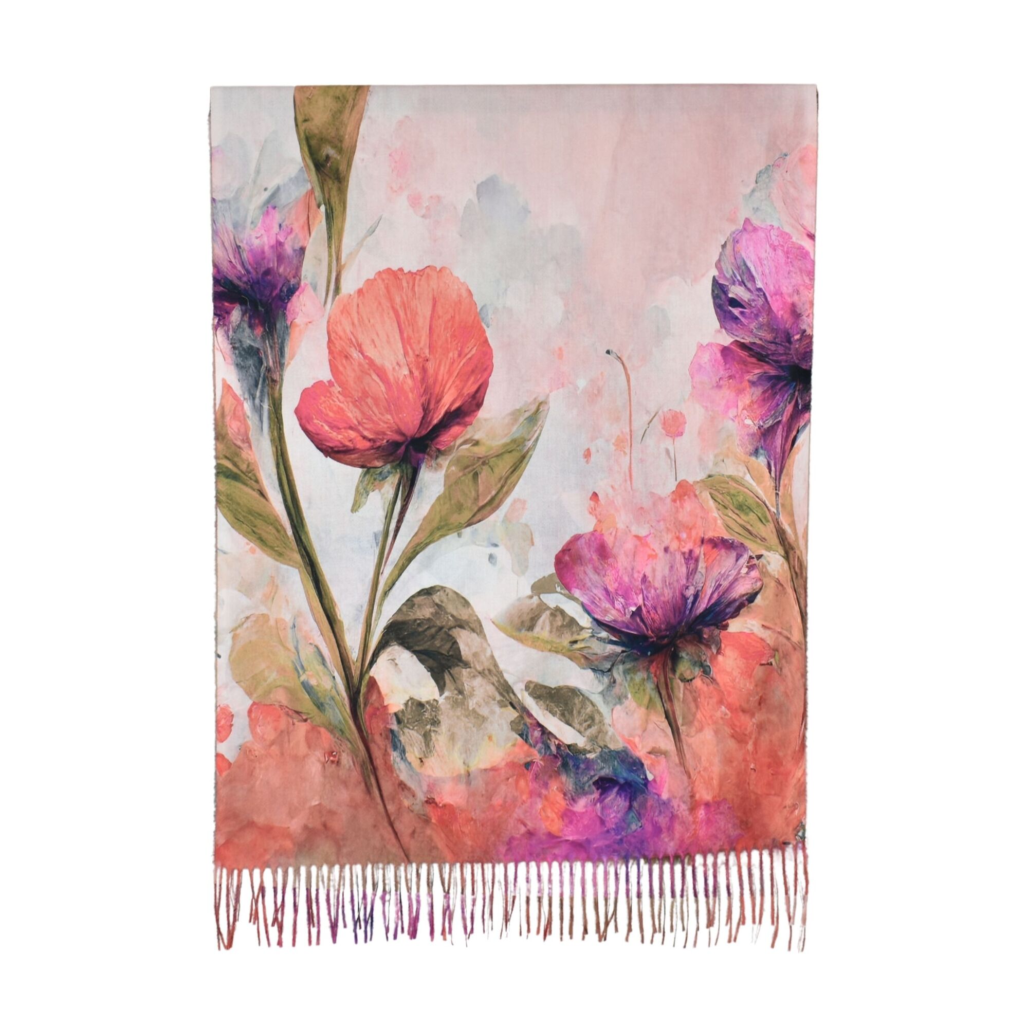Taylor Hill Watercolour Flower Scarf