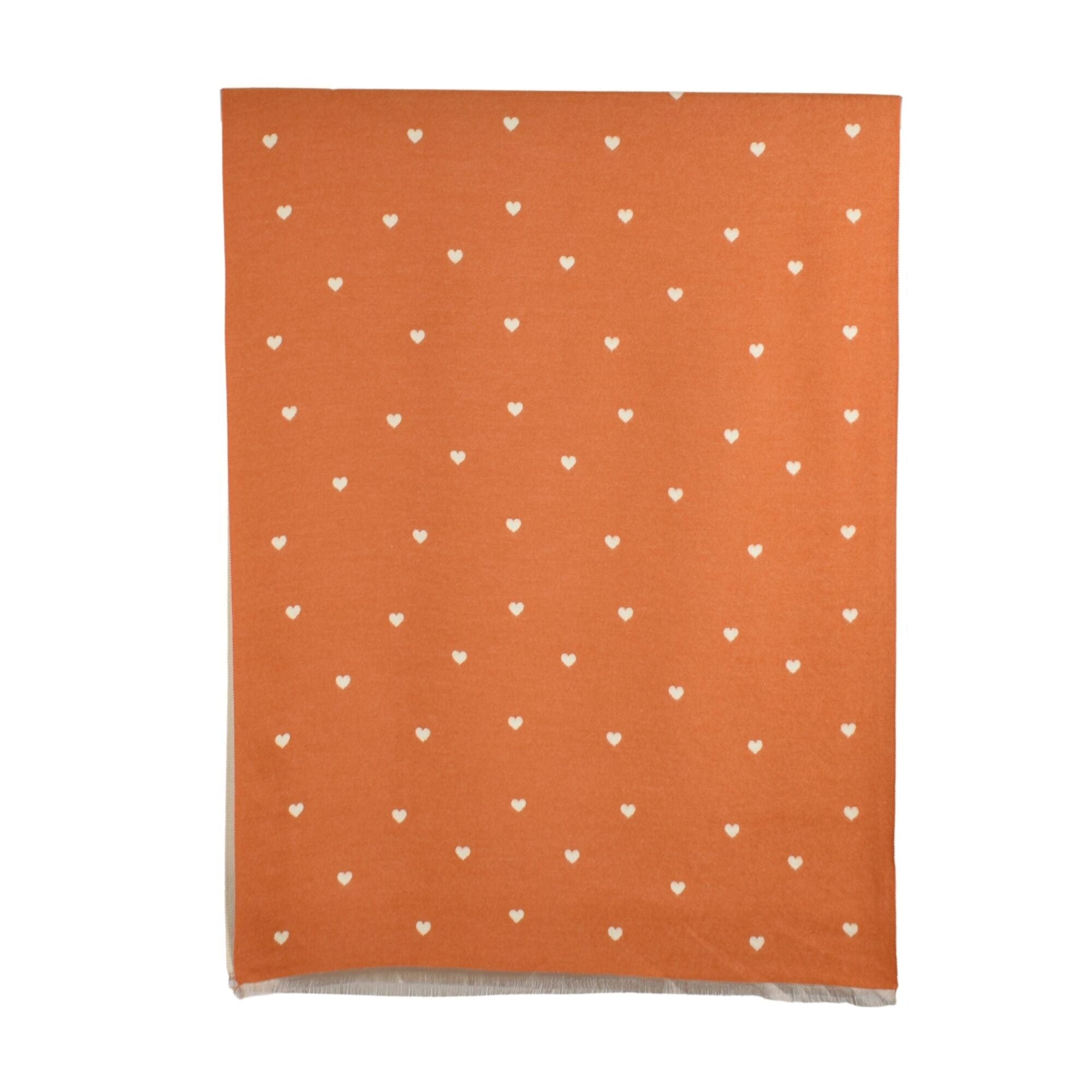 Taylor Hill Reversible Petite Hearts Scarf