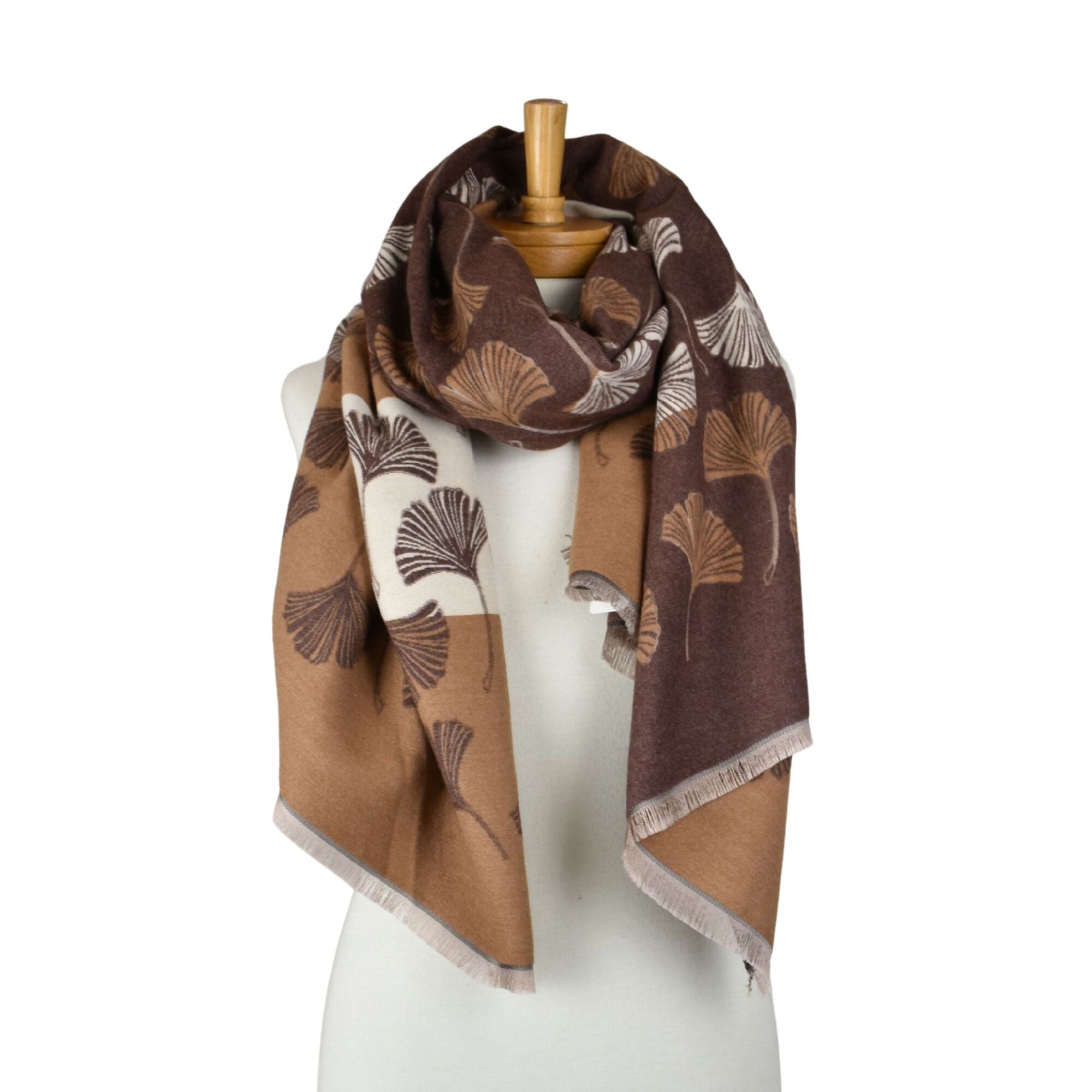 Taylor Hill Reversible Multi Gingko Scarf