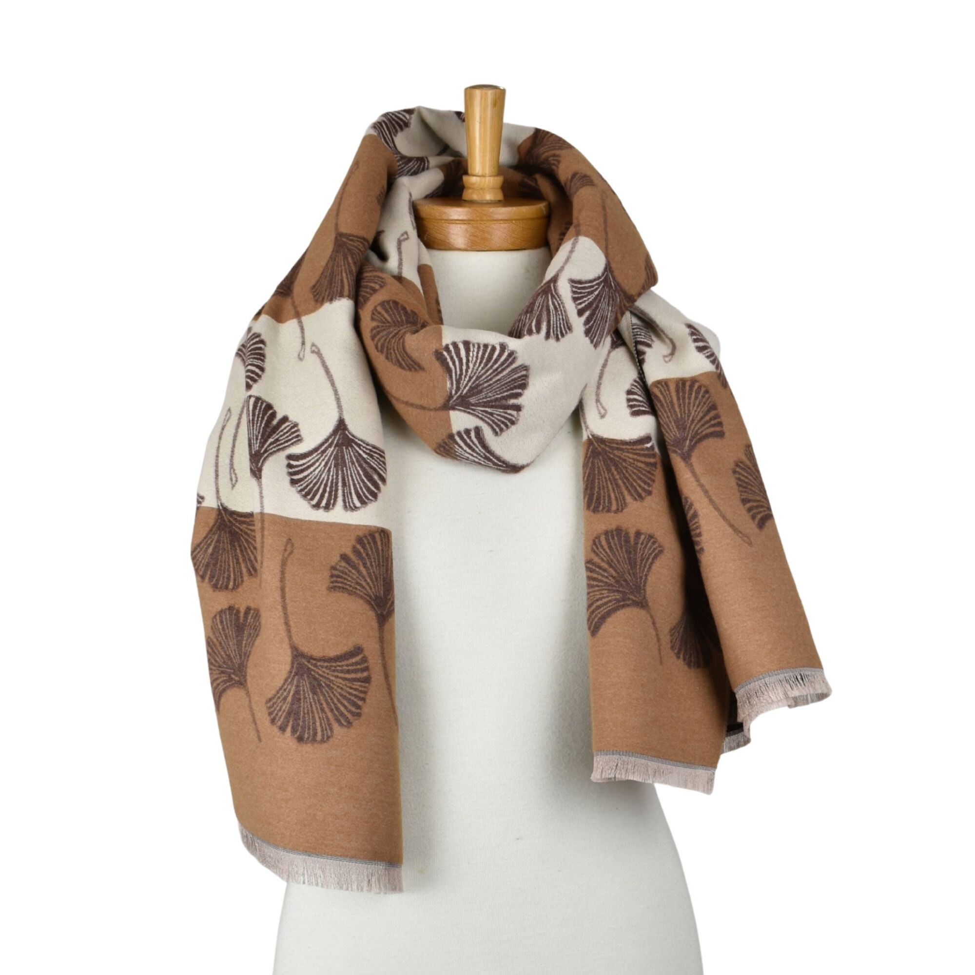Taylor Hill Reversible Multi Gingko Scarf