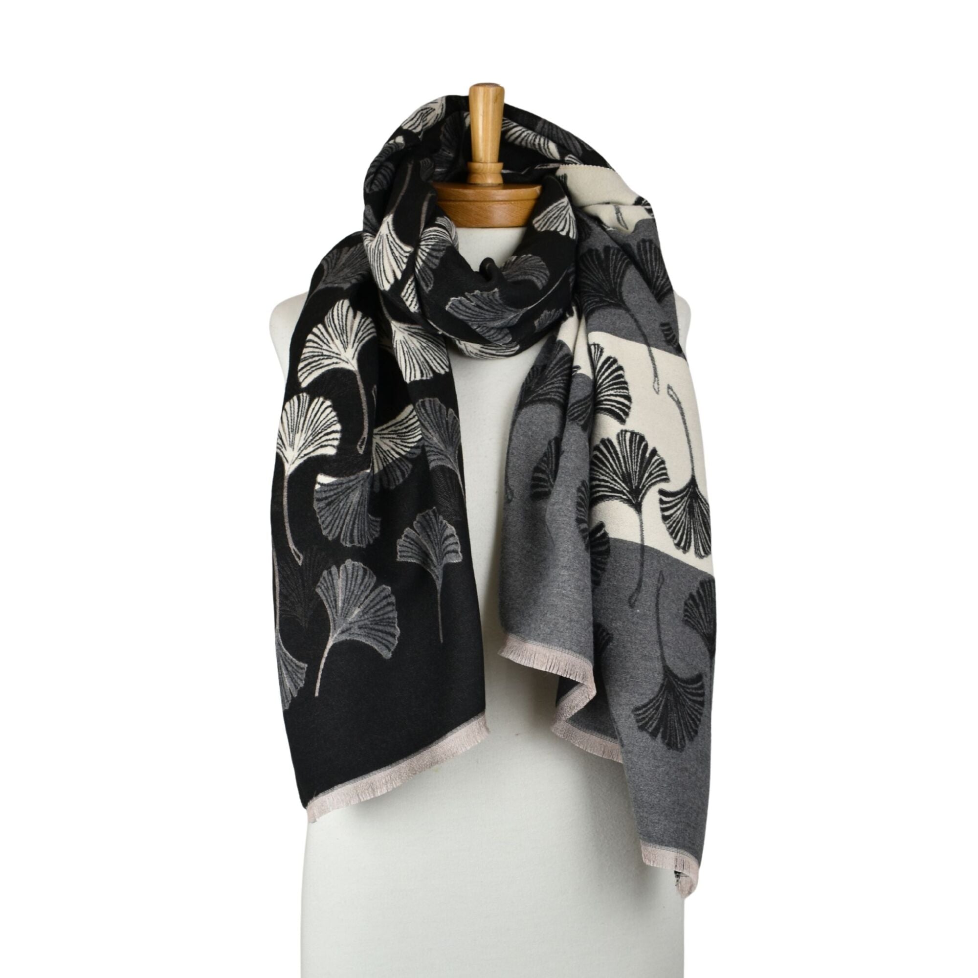 Taylor Hill Reversible Multi Gingko Scarf