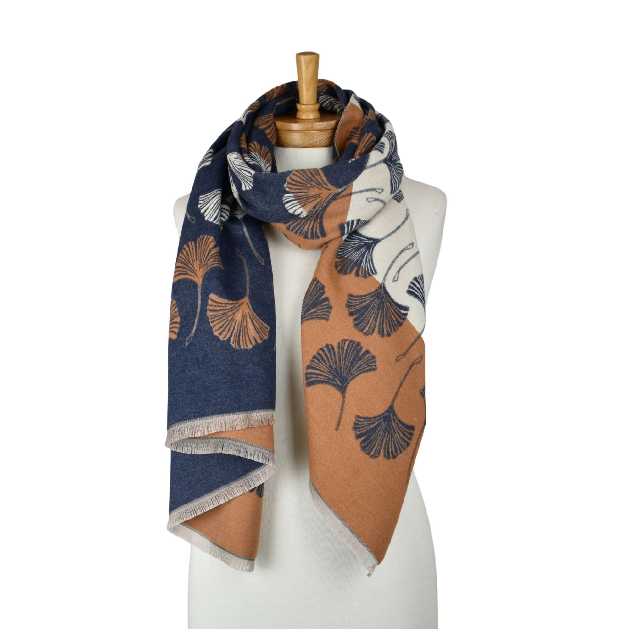 Taylor Hill Reversible Multi Gingko Scarf
