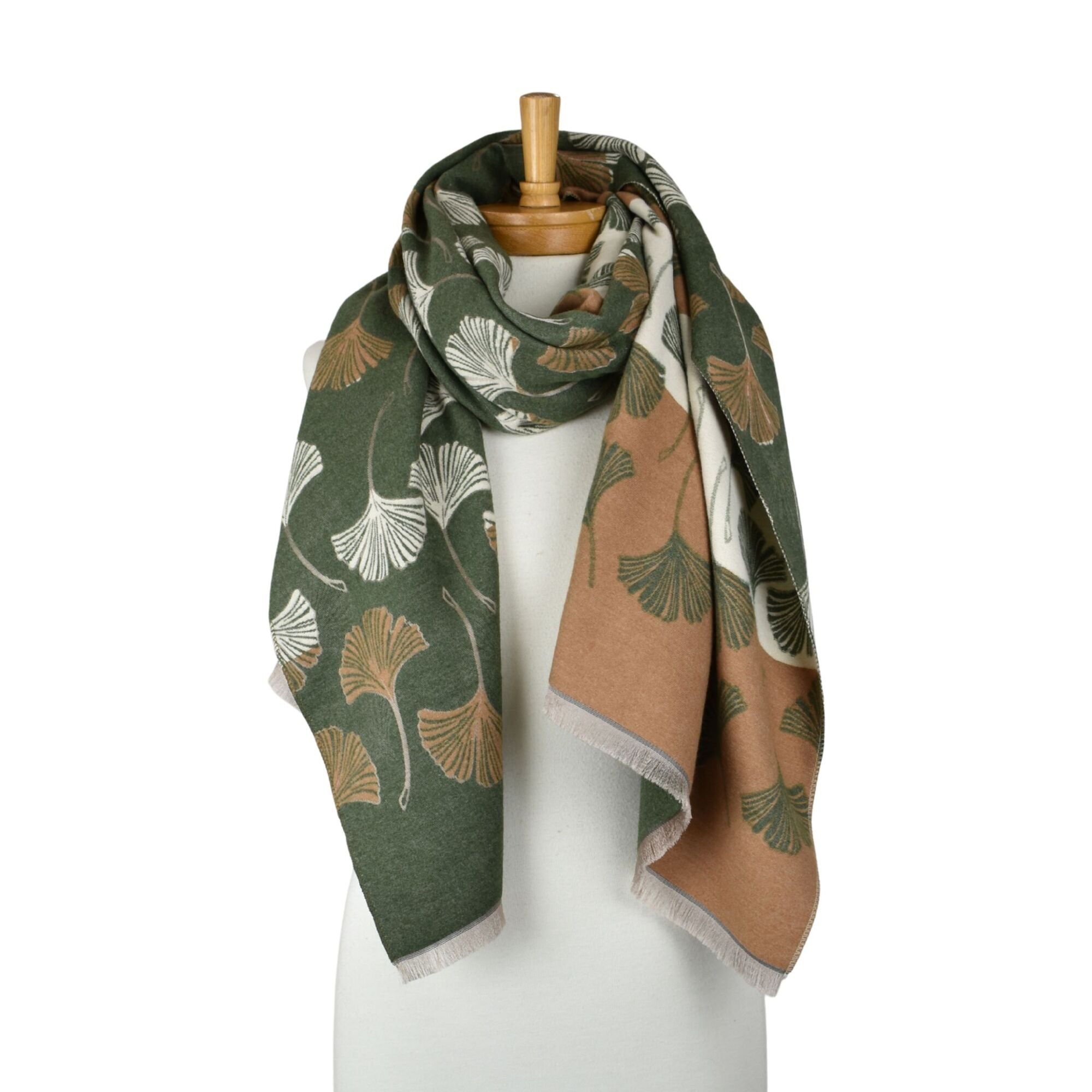 Taylor Hill Reversible Multi Gingko Scarf