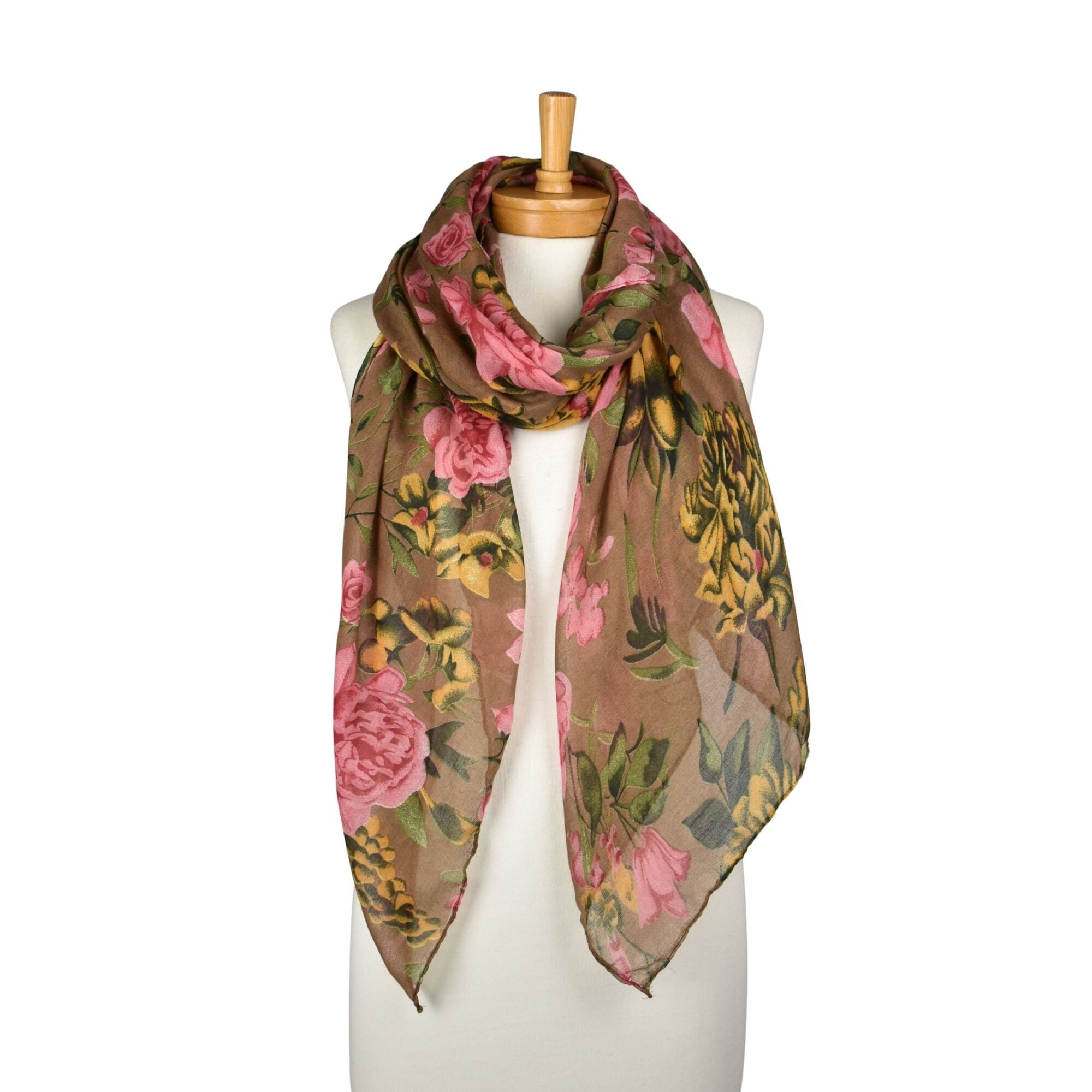 Taylor Hill Peony Rose Garden Scarf