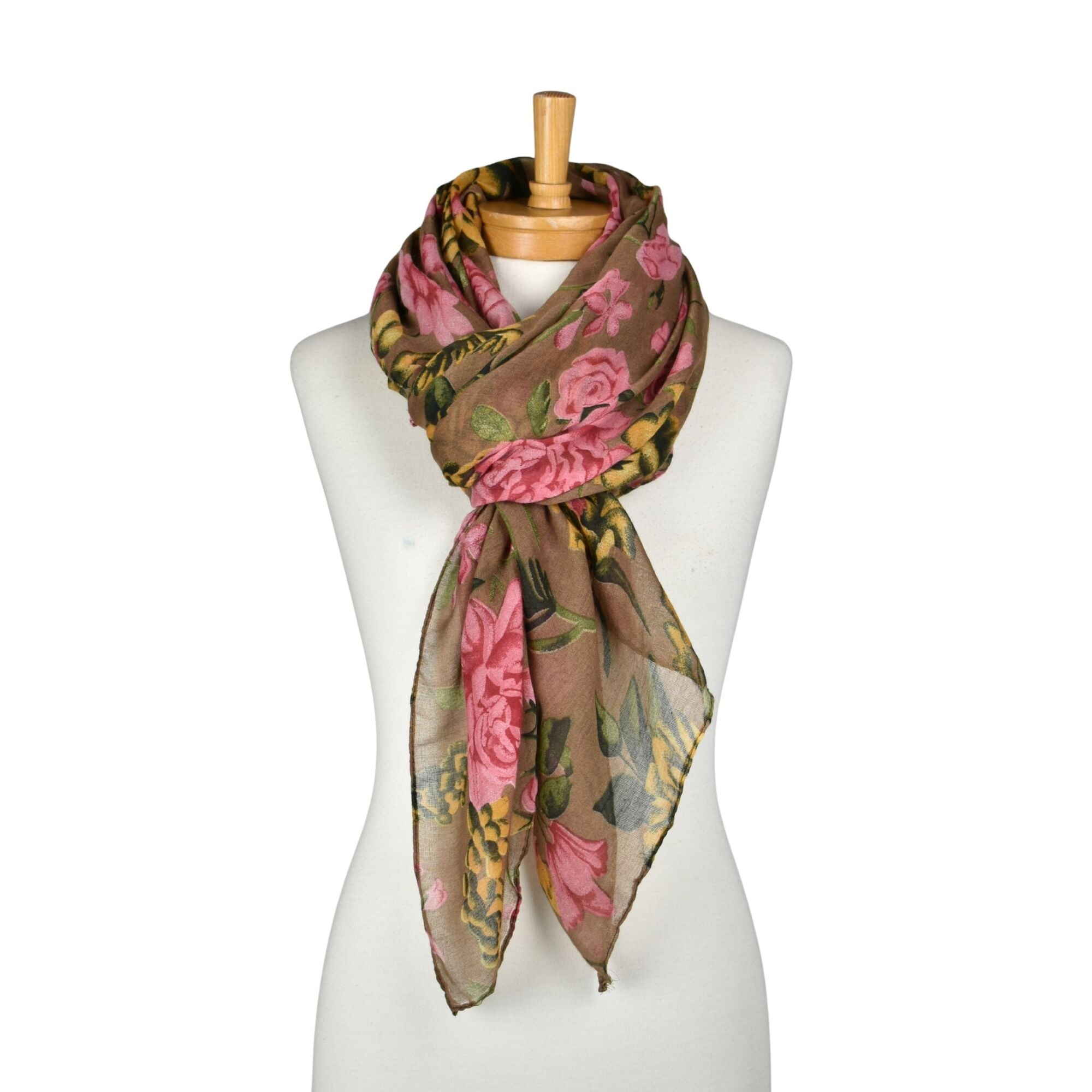 Taylor Hill Peony Rose Garden Scarf
