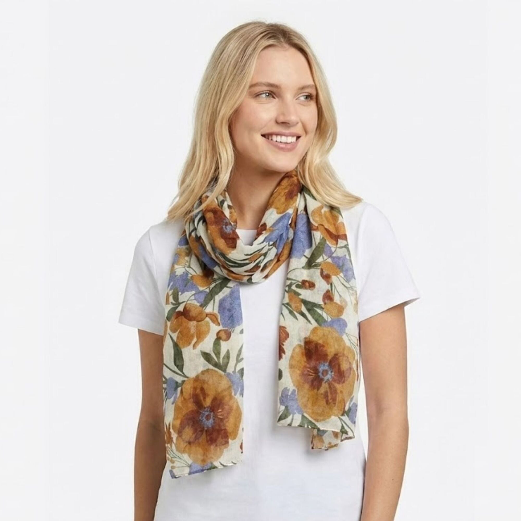 Taylor Hill Botanical Garden Floral Scarf