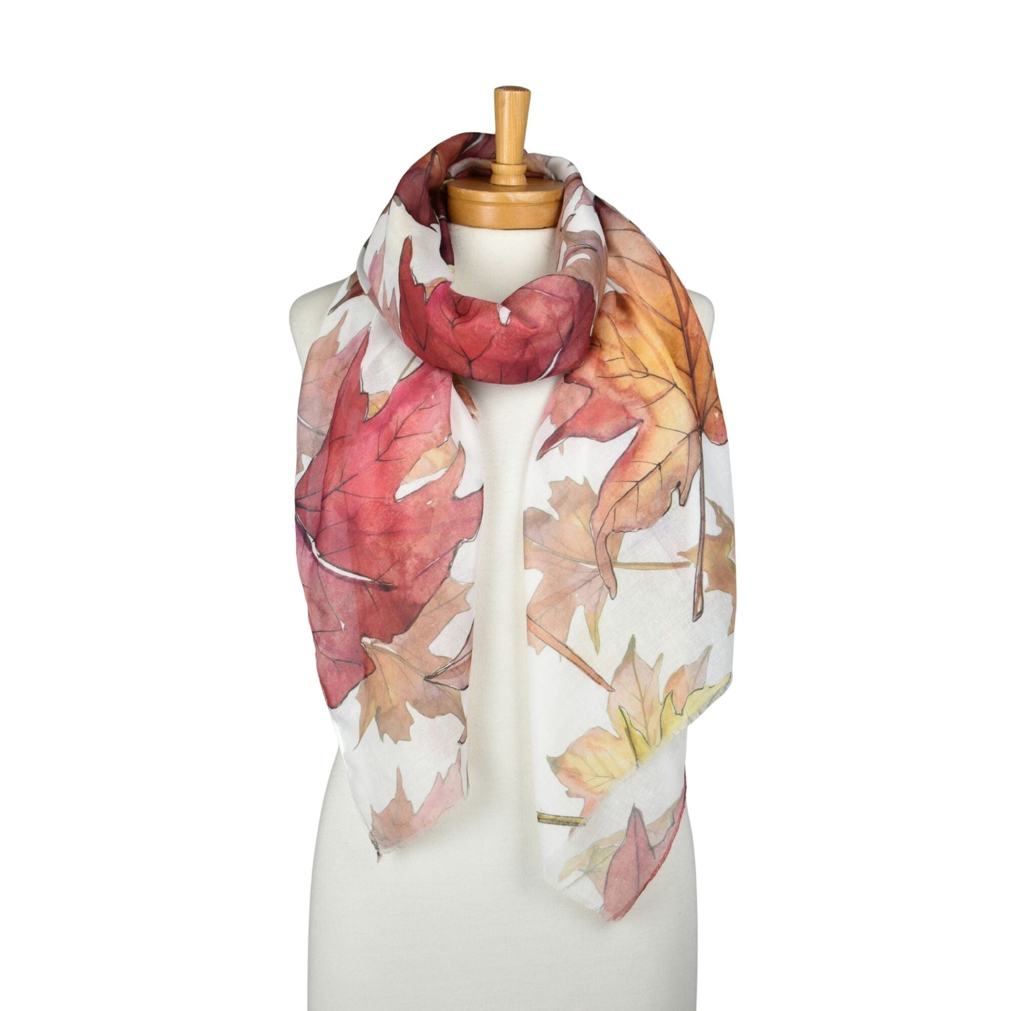 Taylor Hill Autumn Maple Leaf Scarf