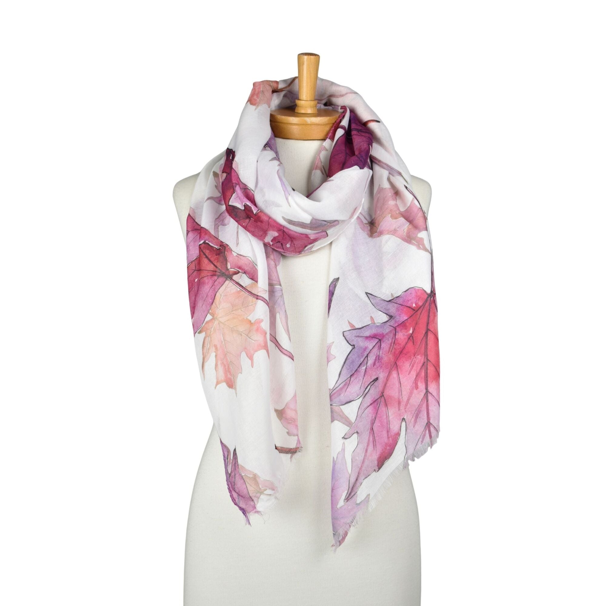 Taylor Hill Autumn Maple Leaf Scarf