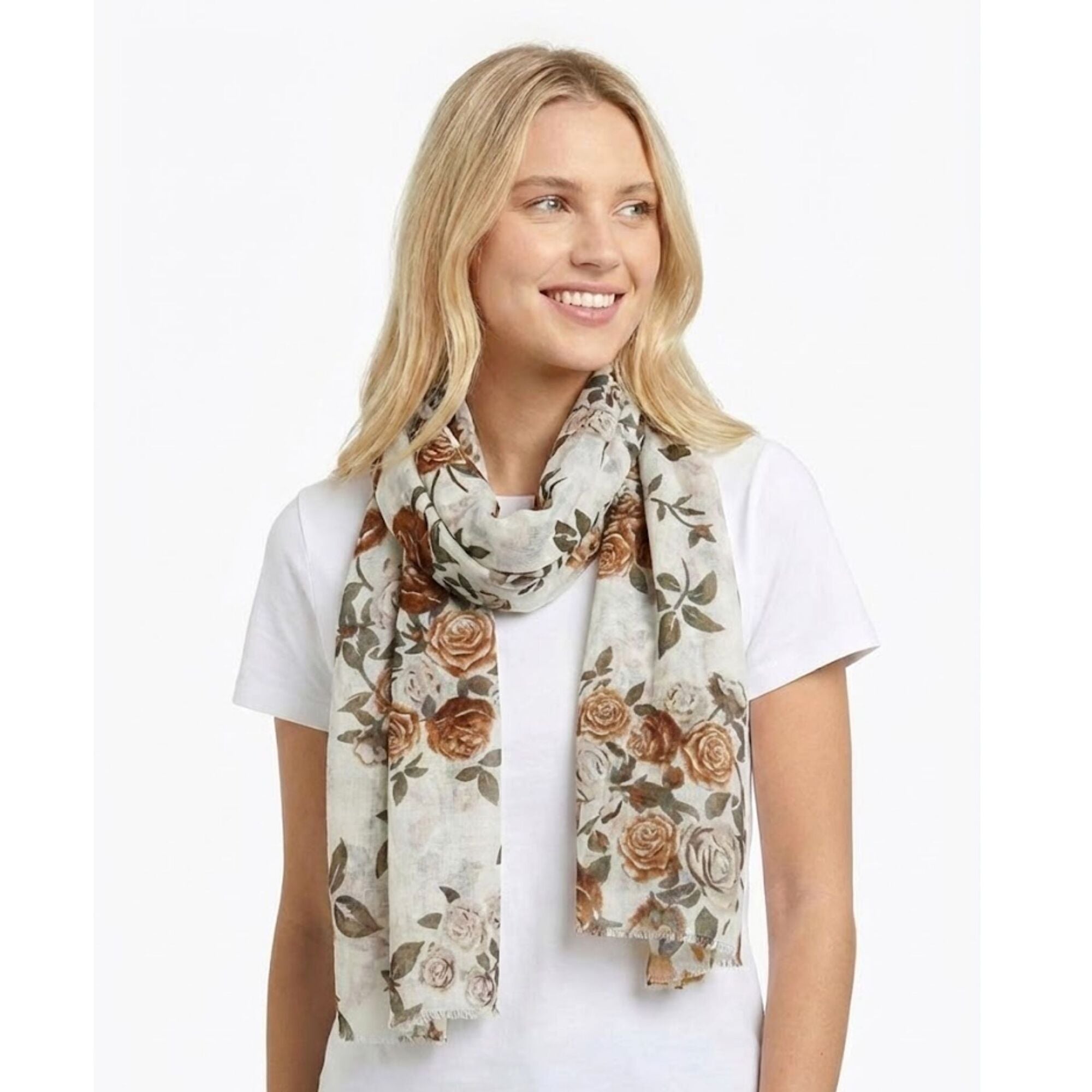 Taylor Hill Vintage Rose Garden Scarf