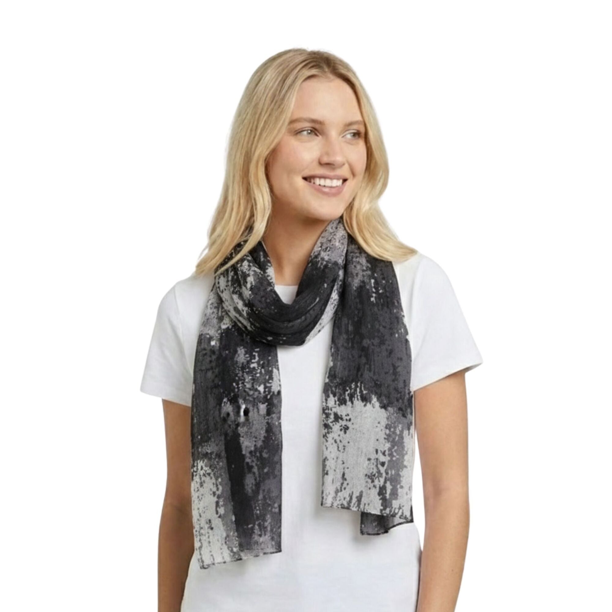Taylor Hill Abstract Brushstroke Scarf