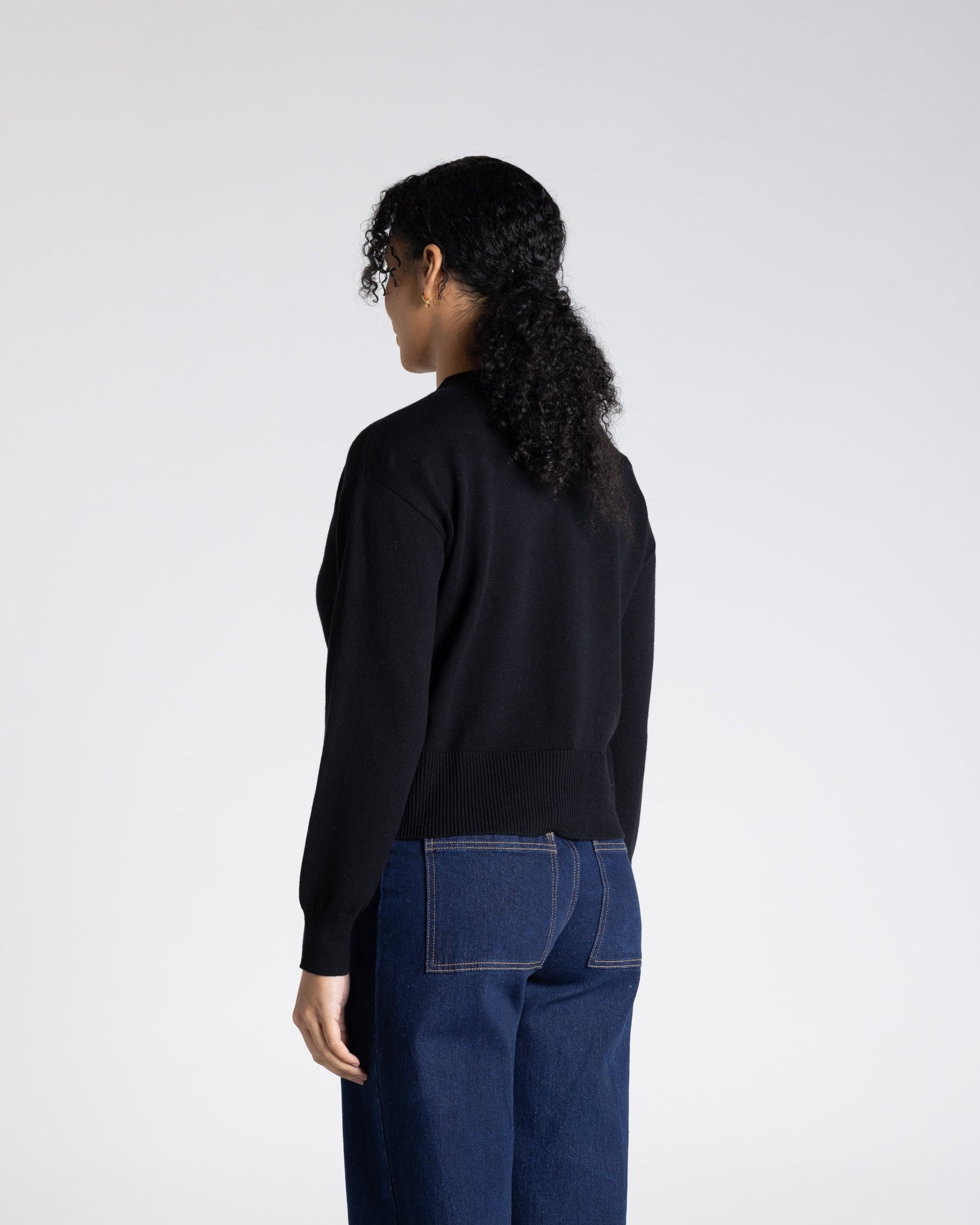 Two T's Knit cardigan - Black
