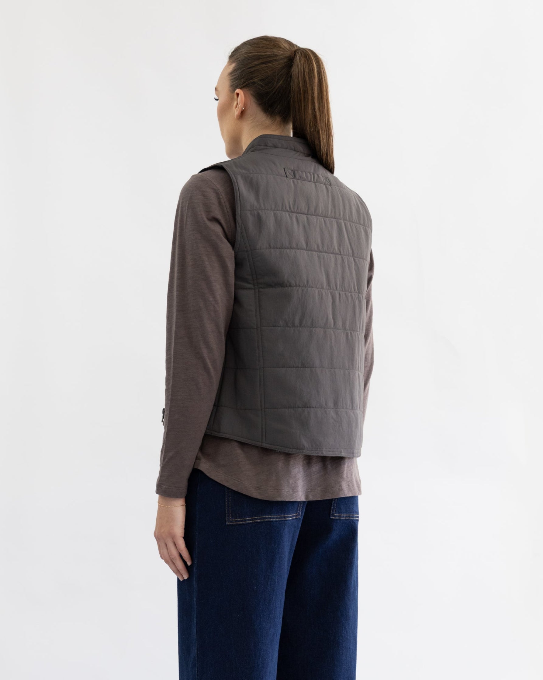 Two T's Puffer Vest - Slate