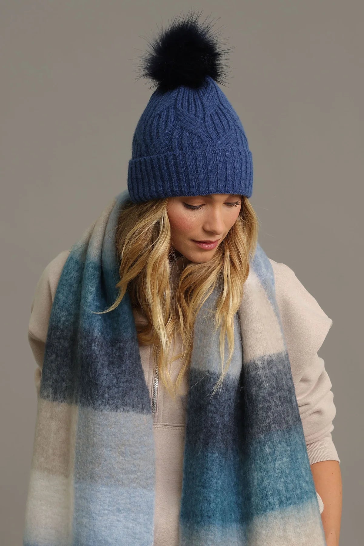 Morgan & Taylor Miranda Cable Knit Beanie