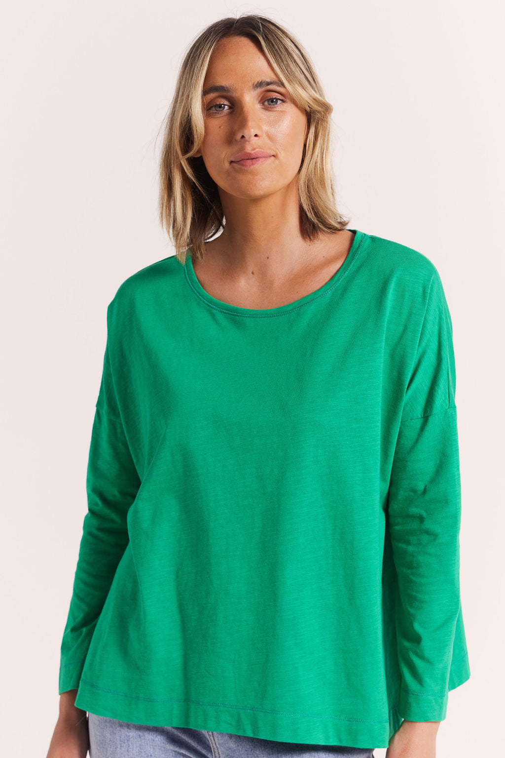 Wear Colour Long Sleeve Tee - Green
