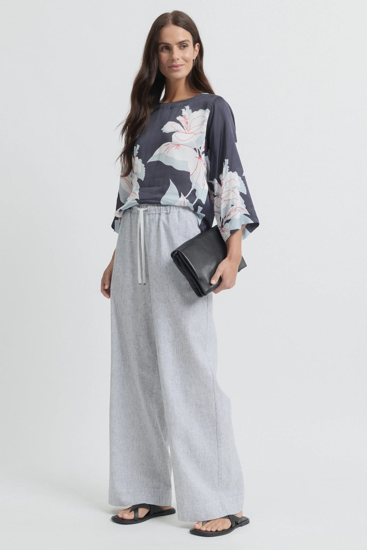 Yarra Trail Native Print Top