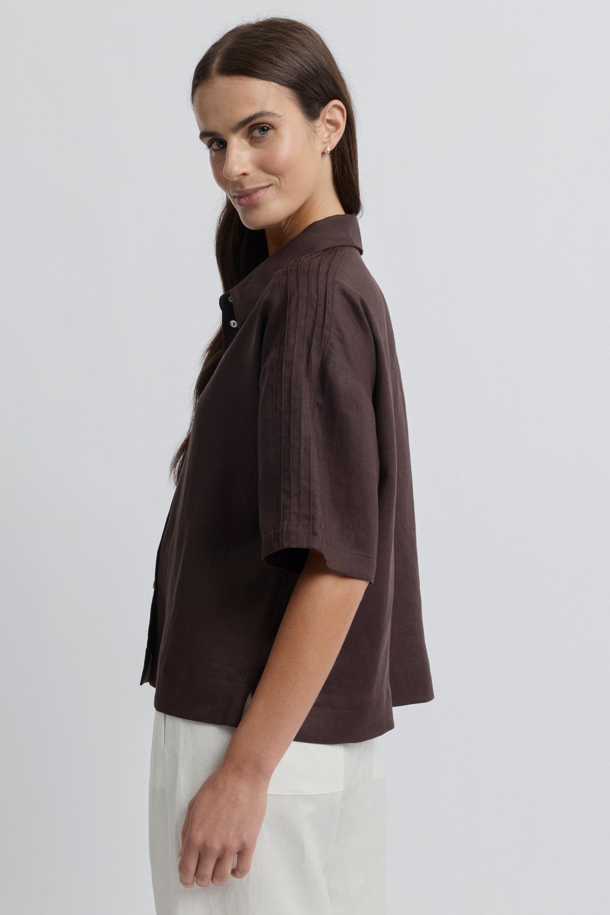 Yarra Trail Tirari Essence Shirt - Coco