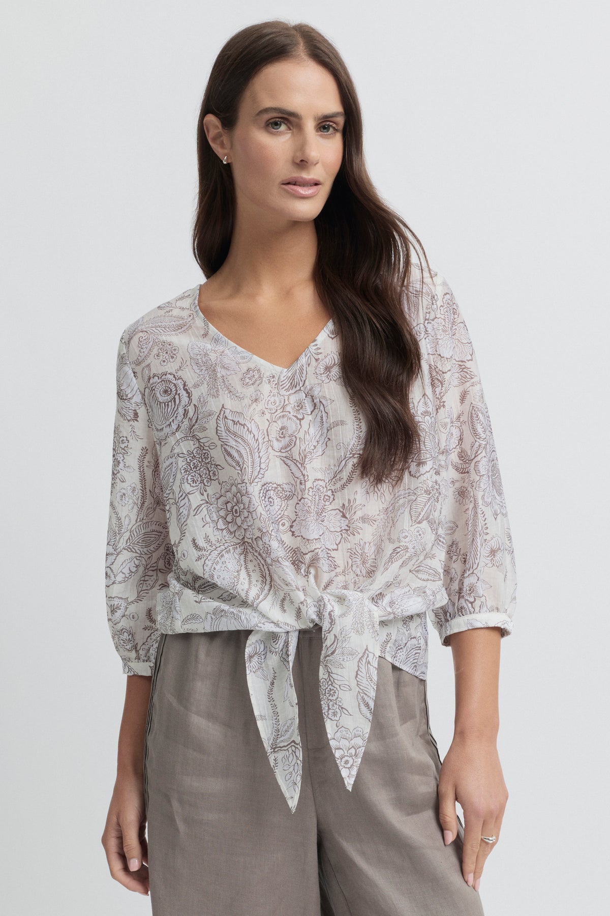Yarra Trail Delicacy Print Blouse