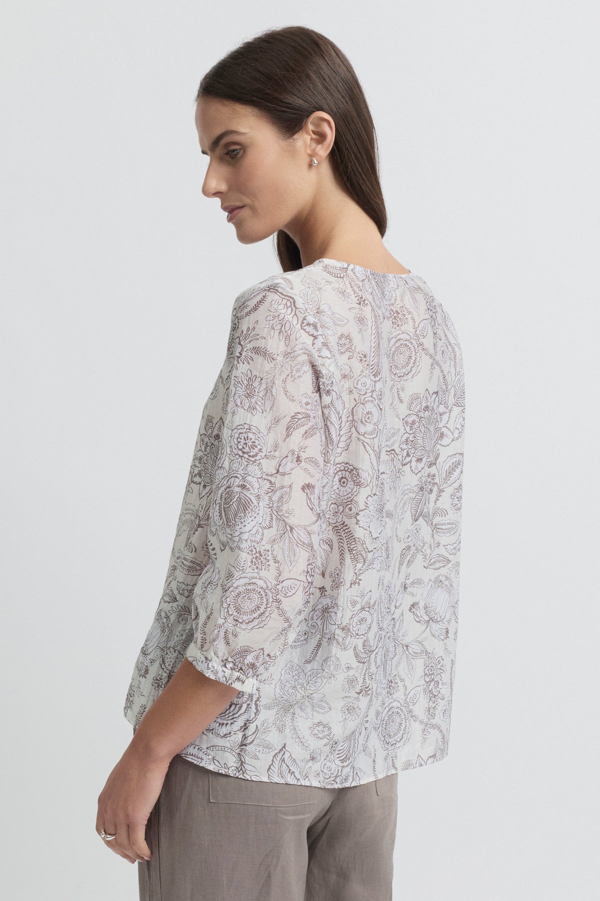 Yarra Trail Delicacy Print Blouse