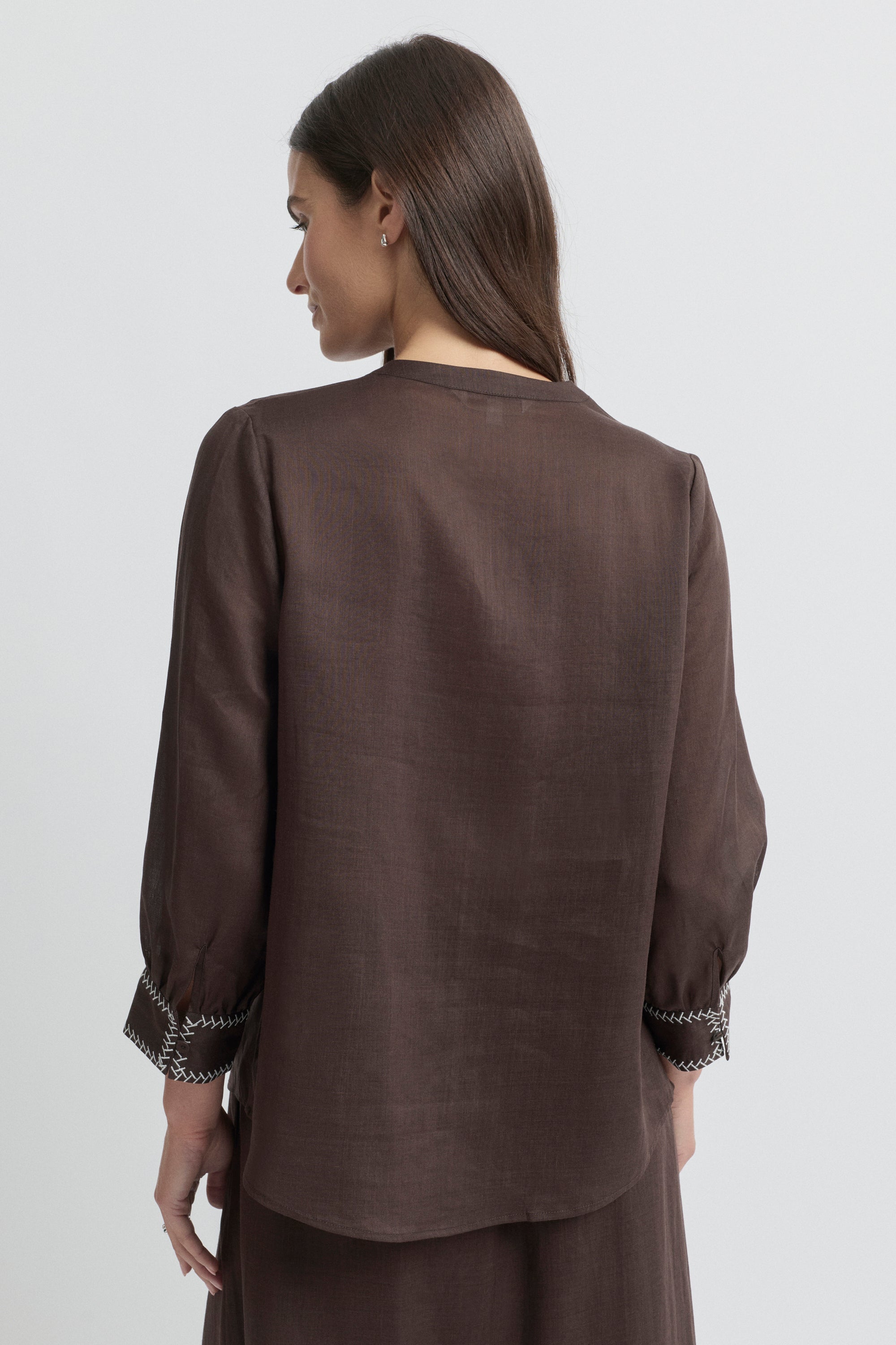 Yarra Trail Grace Blouse - Coco