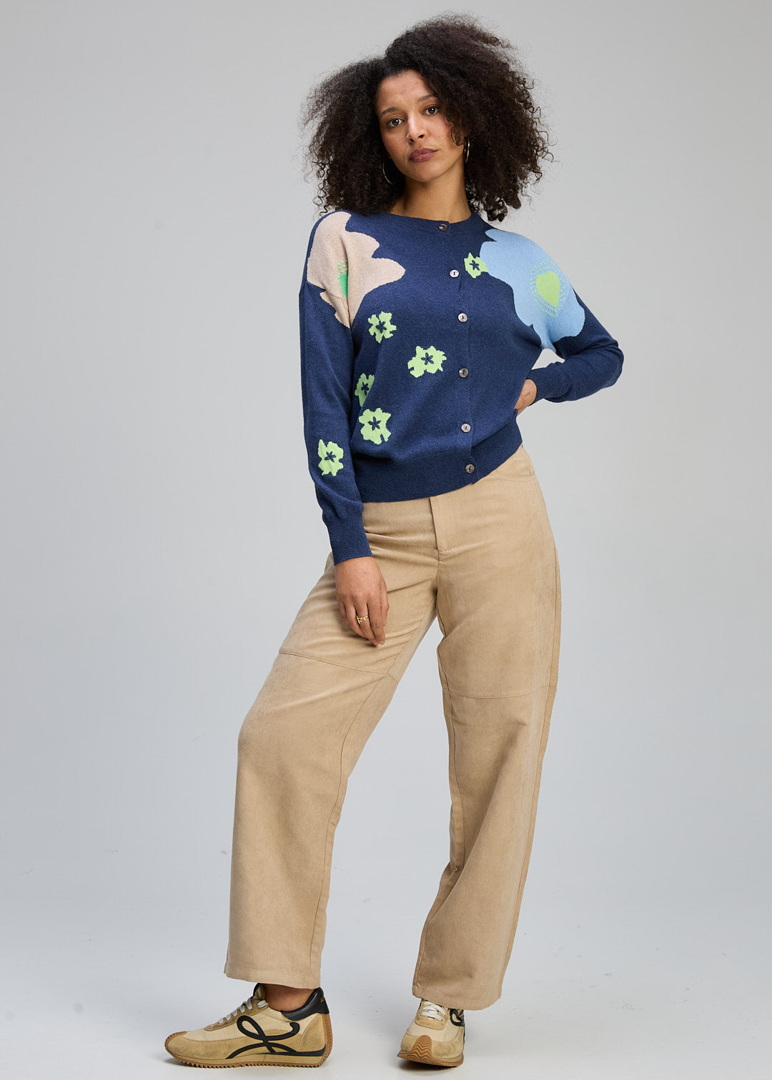 Zaket & Plover Petal Play Cardi - Denim