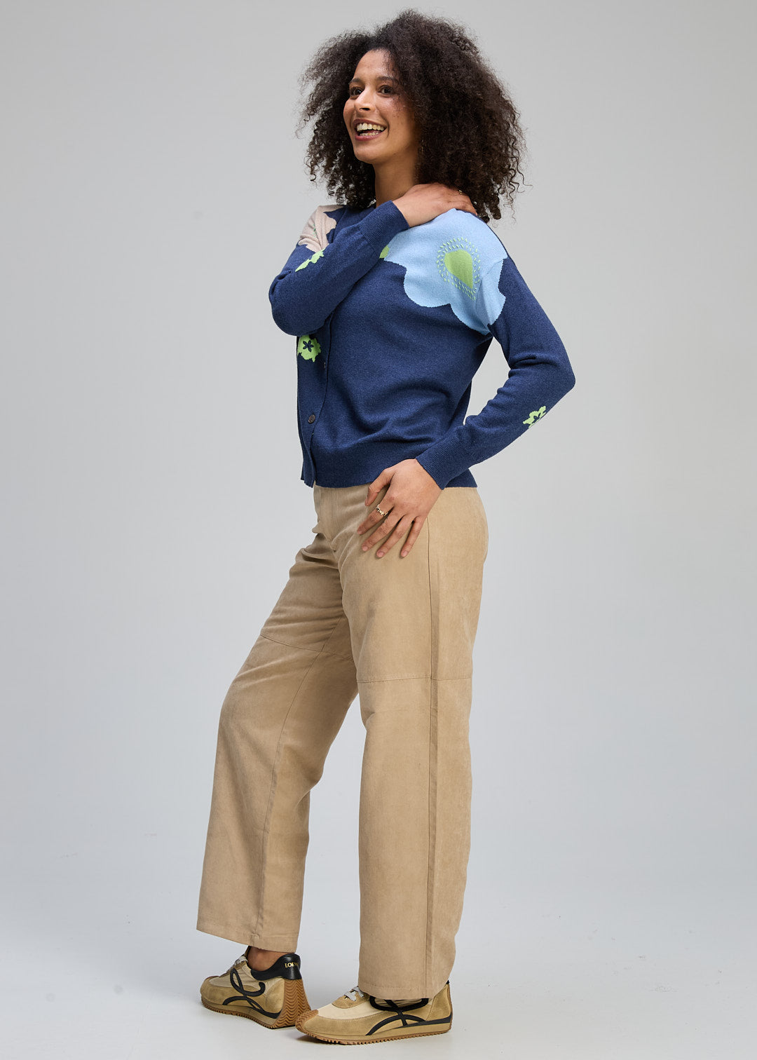 Zaket & Plover Petal Play Cardi - Denim