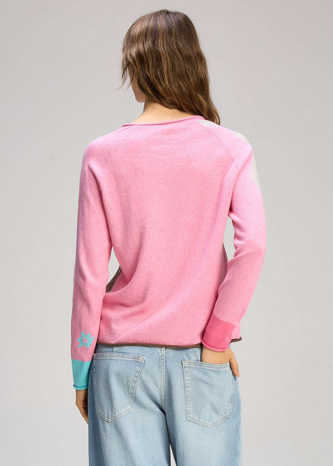 Zaket & Plover Petal Play Jumper - Peony