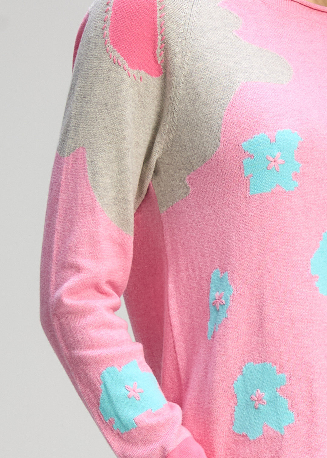 Zaket & Plover Petal Play Jumper - Peony