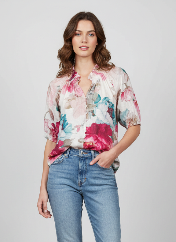 Lorraine Top - White