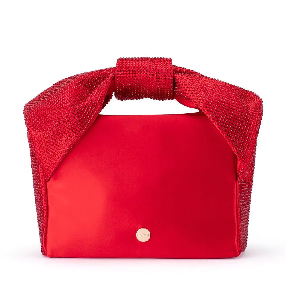 Olga Berg ALINTA Hotfix Top Handle - Red