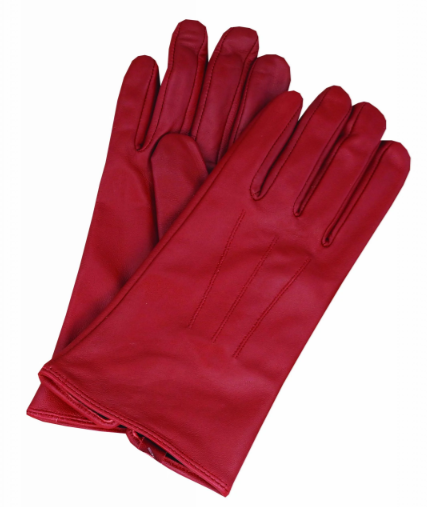 Avenel Sheepskin Leather Dress Glove - Red