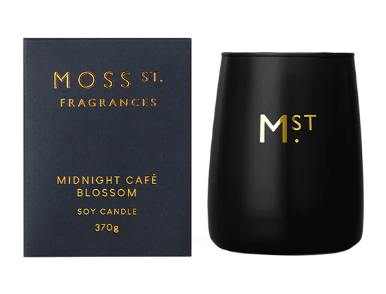 Moss St Midnight Café Blossom Soy Candle 370g (Limited Edition)