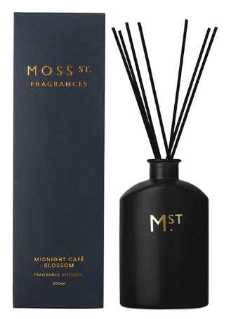 Moss St Midnight Café Blossom Fragrance Diffuser 300ml (Limited Edition)