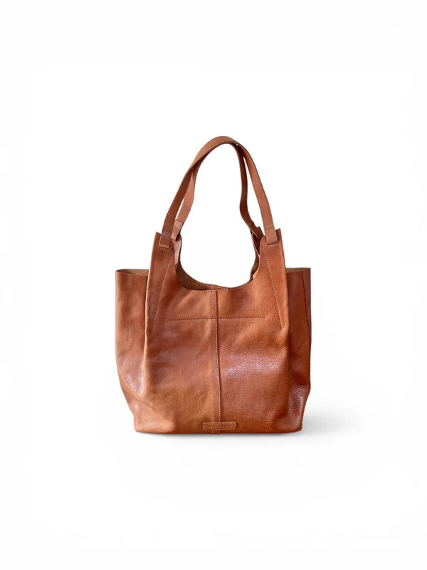 Cosgrove & Co Chloe Unlined Tote - Tobacco
