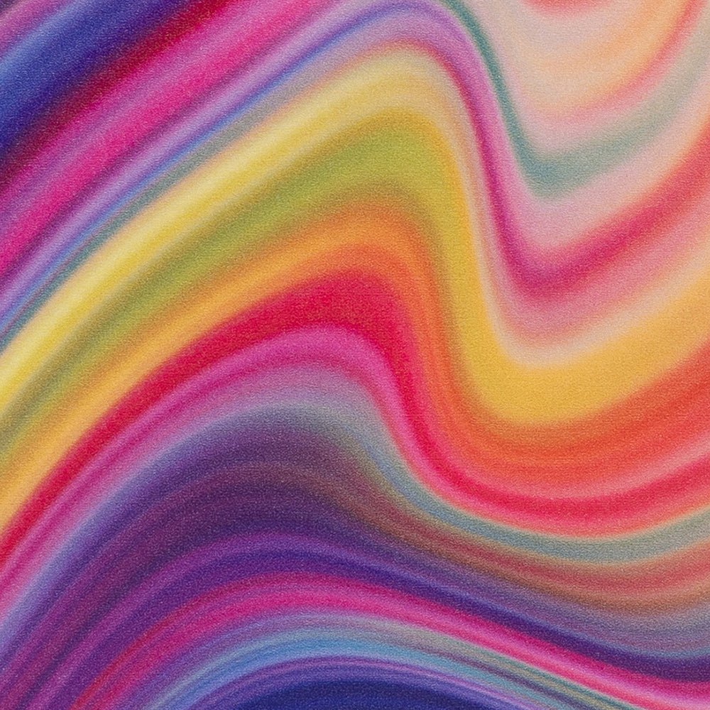 Olga Berg DOROTHY Swirl Print Box Clutch - Rainbow