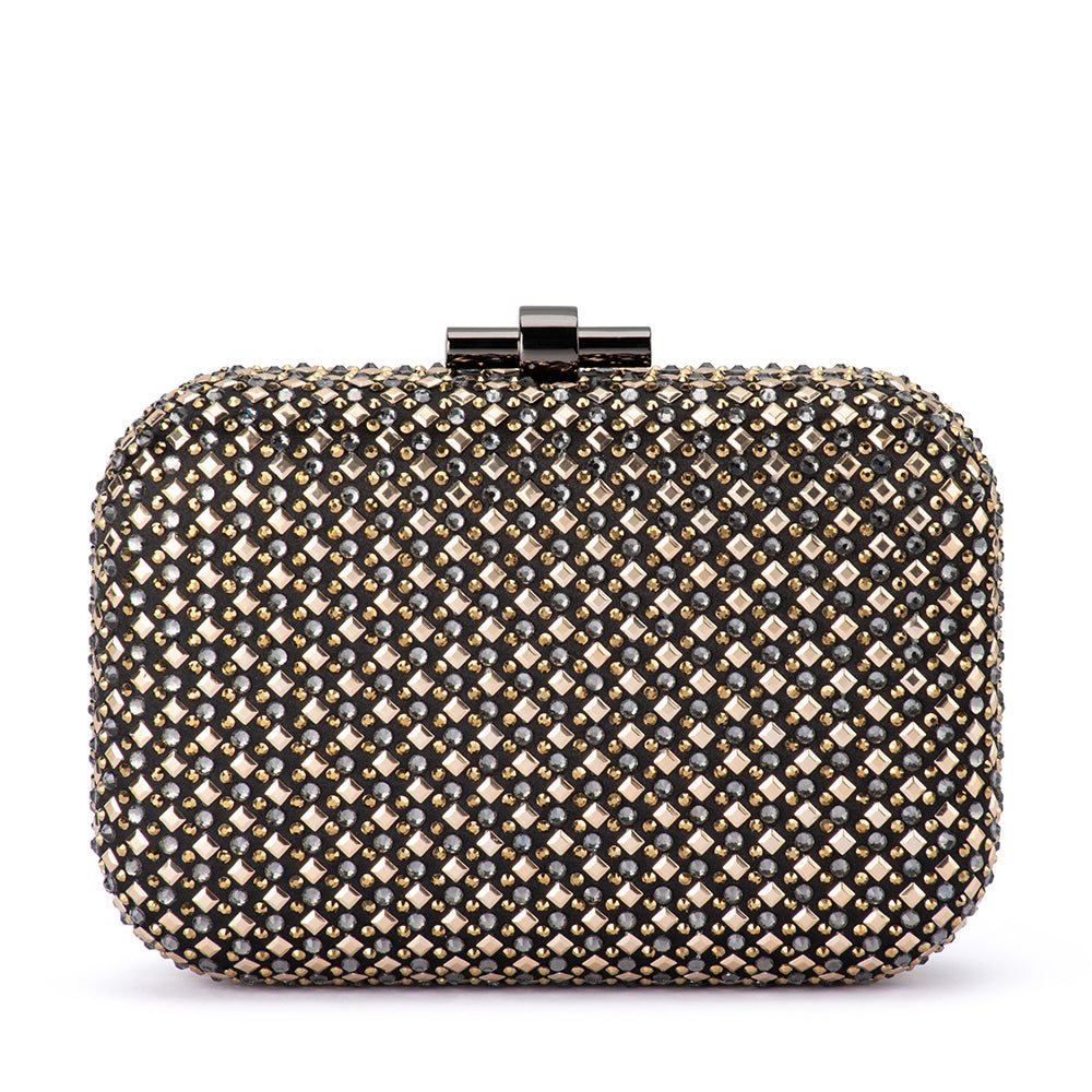 Olga Berg Ellen Hotfix Clutch - Metallic