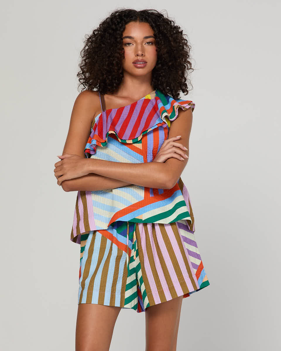 Boom Shankar Colada	Short - Liquorice Stripe