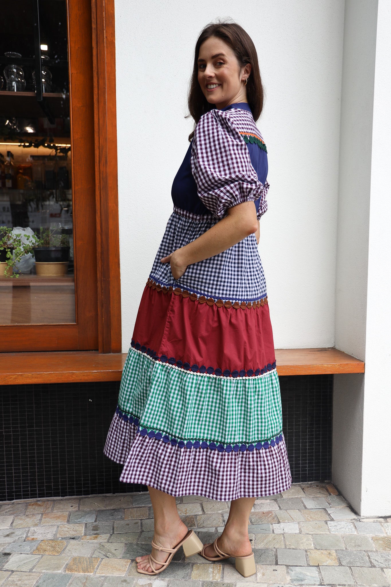 Joop & Gypsy Patchwork Charm Midi Dress