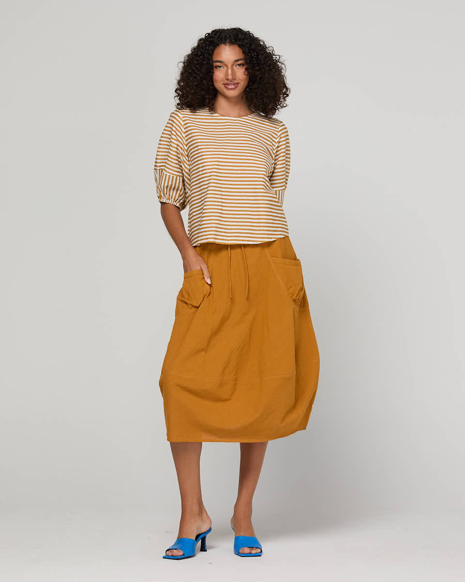 Boom Shankar Guru Skirt - Turmeric
