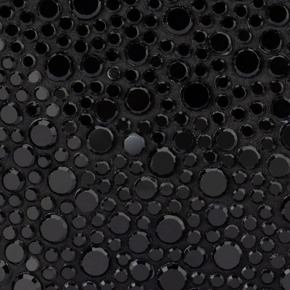 Olga Berg HARRIET Crystal Clutch - Black