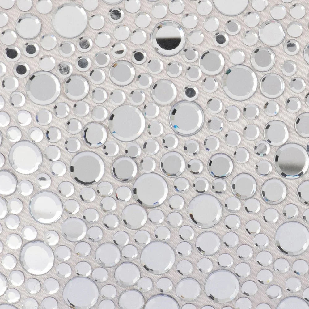 Olga Berg HARRIET Crystal Clutch - Silver