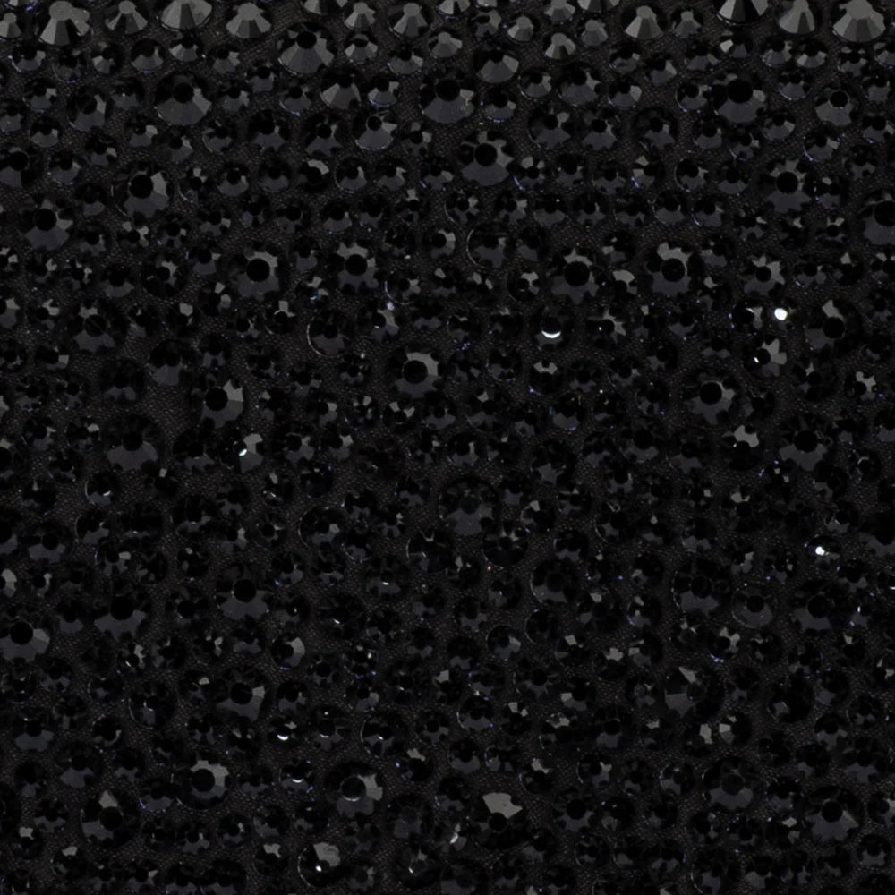 Olga Berg HATTIE Crystal Shoulder Bag - Black